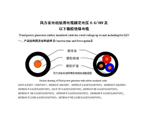 風(fēng)力發(fā)電機組用電力電纜